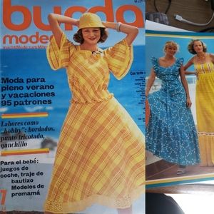 Burda Moden 70s Vintage Fashion Magazine